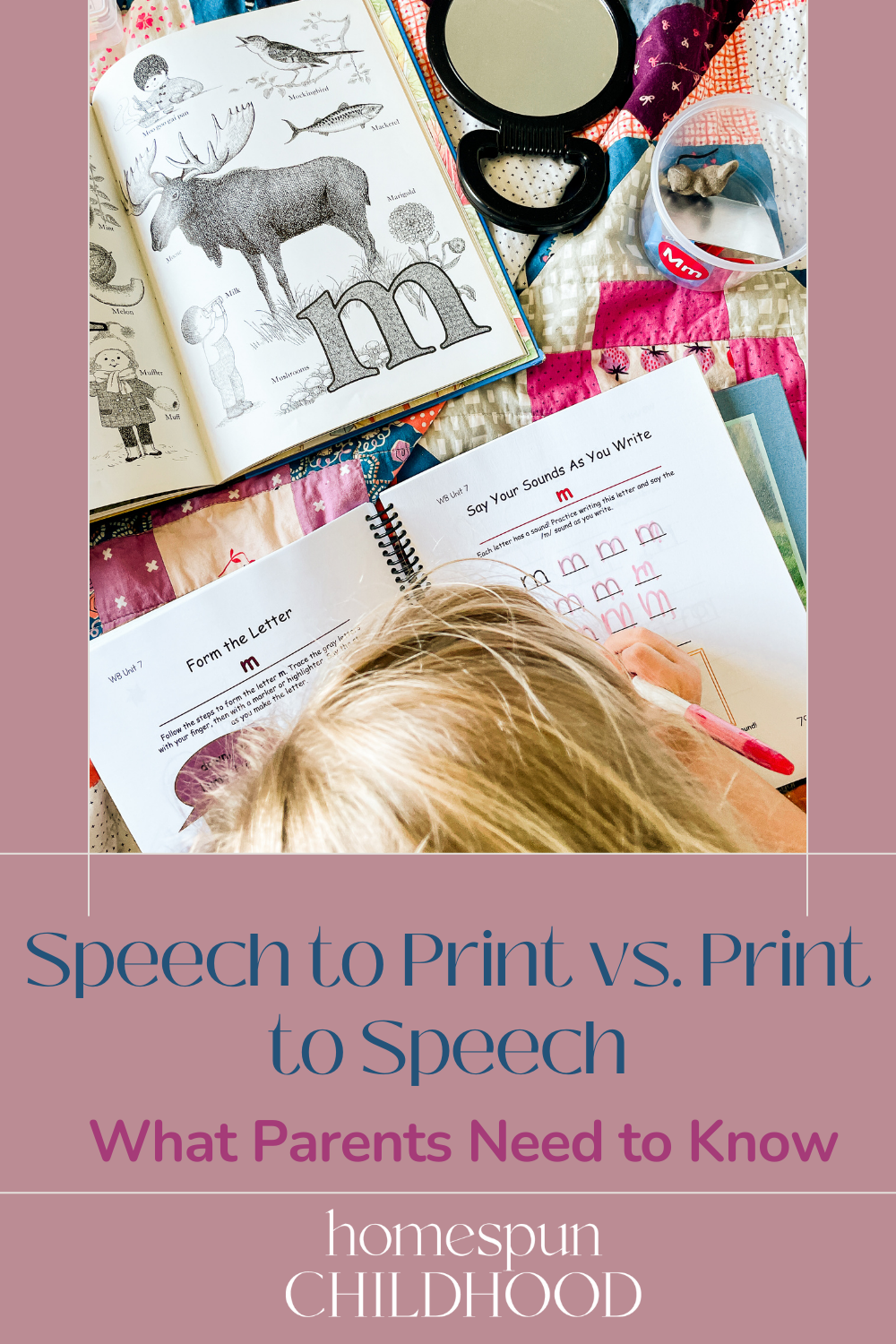 Speech to Print vs. Print to Speech: What Parents Need to Know