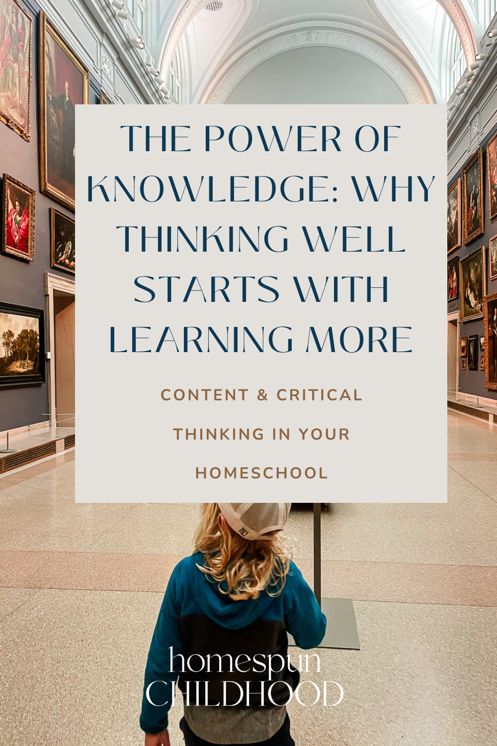 The Power of Knowledge: Why Thinking Well Starts with Learning More