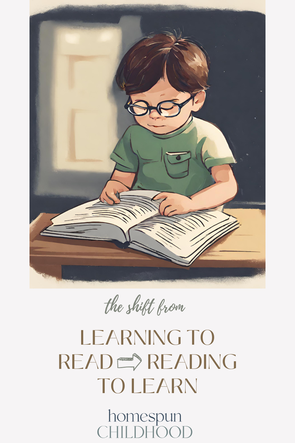 the shift from learning to read to reading to learn