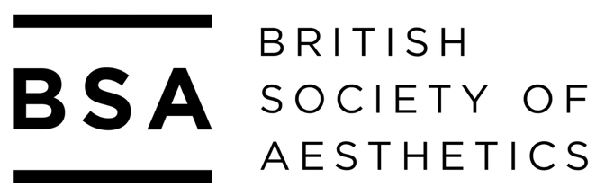 Logo of the British Society of Aesthetics with bold black lines and text.