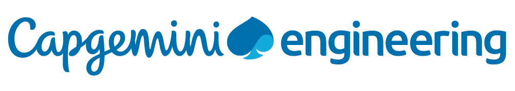 Capgemini Engineering logo with text and a water drop icon