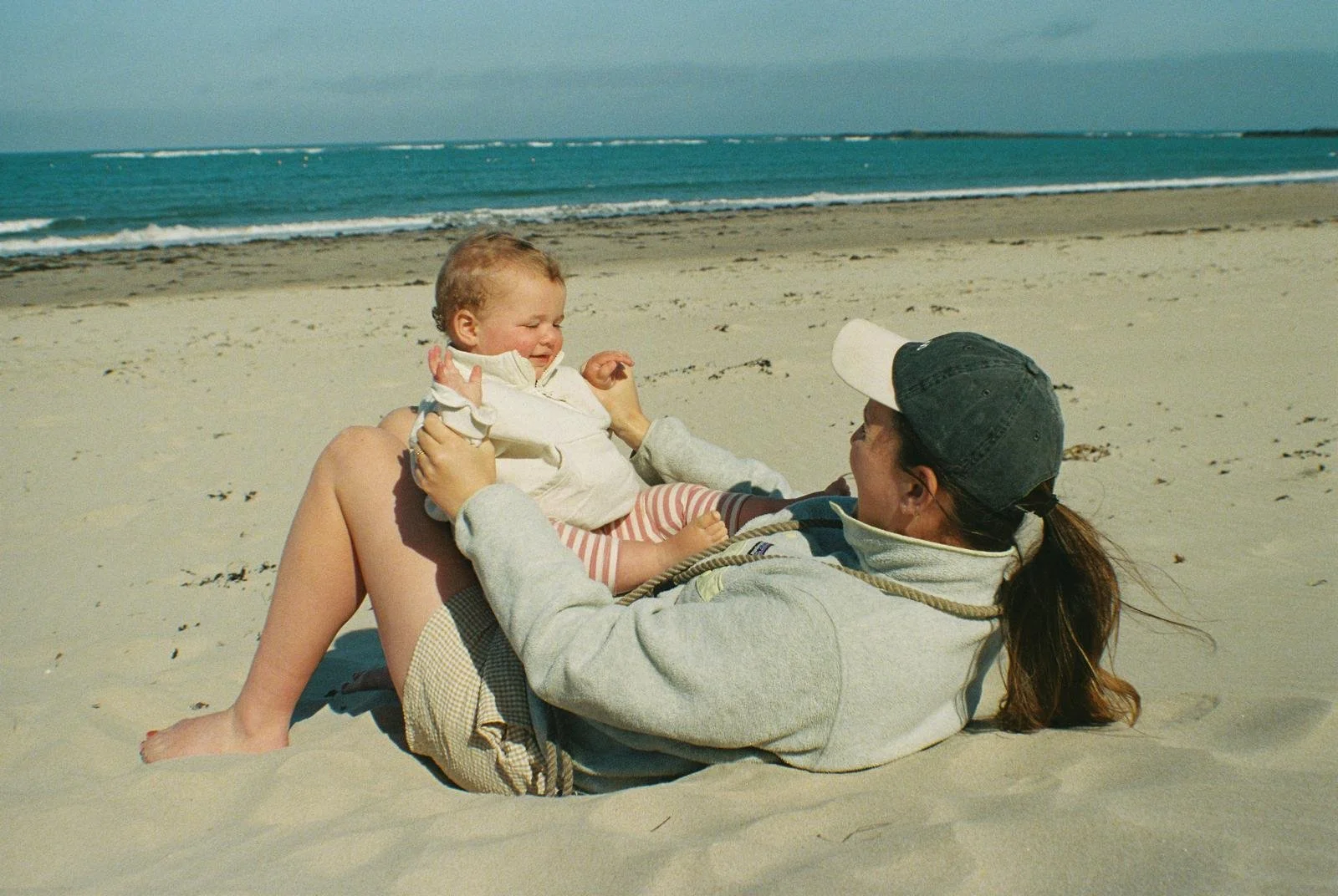 Kate O’Sullivan, founder of KeepingCo, on the beach.
