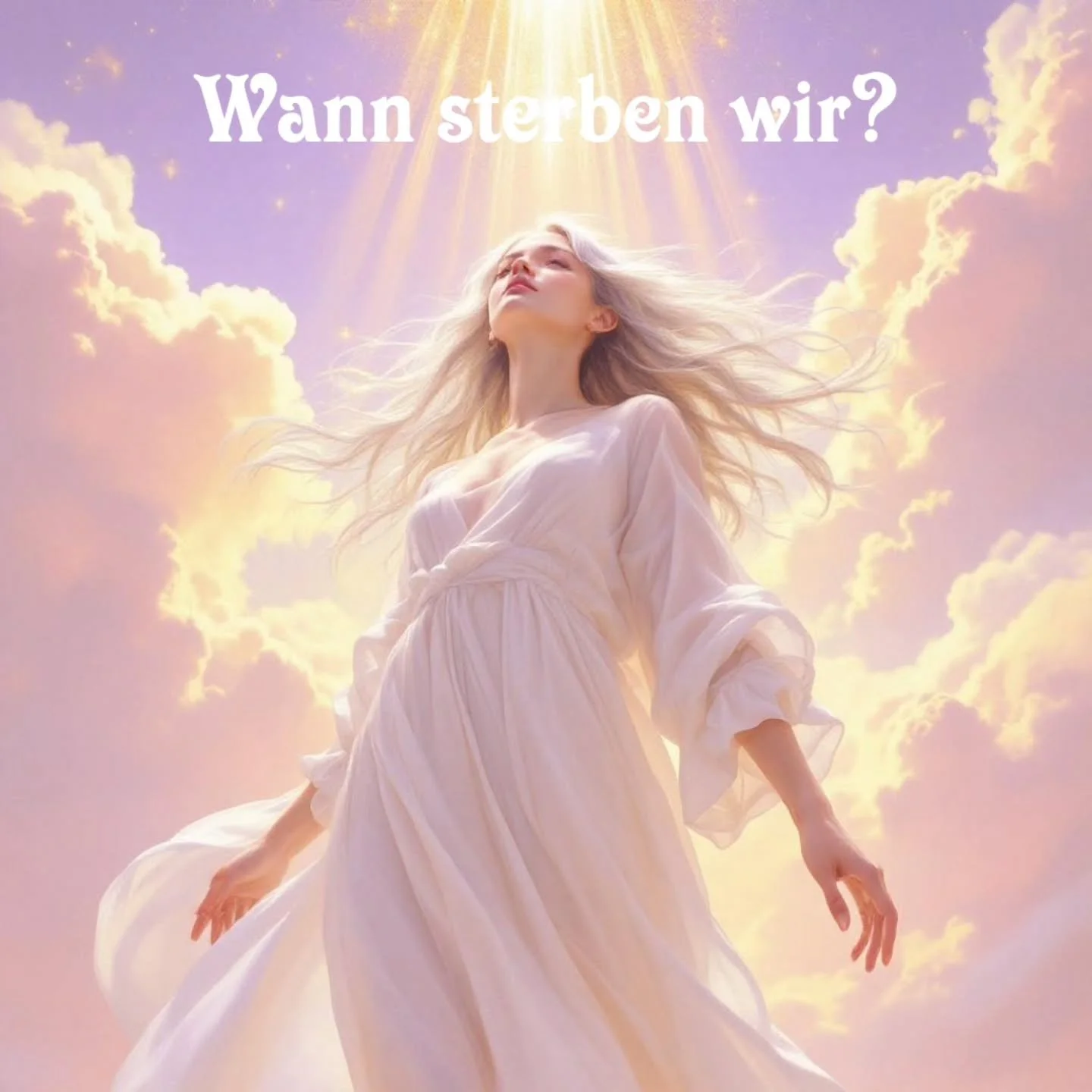 ✨ 💖 ✨ Wann sterben wir? Oder sind wir wirklich unsterblich?

💖 Wann sterben wir ?
Ganz gewiss nicht zum Zeitpunkt unseres Todes!
Denn in diesem Moment treten wir bloss einen kleinen Schritt zur Seite... hinter einen ganz d&uuml;nnen Seidenvorhang, 