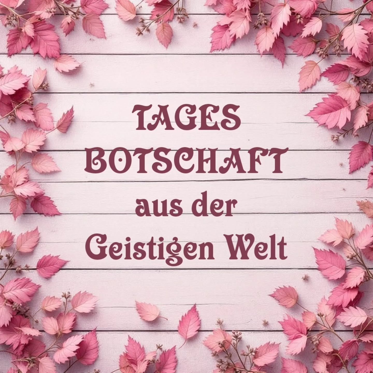 💖💕✨TAGESBOTSCHAFT AUS DER GEISTIGEN WELT✨💕💖

👉🏼 Seelenmagie Shabby Chic Lenormand
Erweitertes Basiskarten-Set und Zusatzkarten-Set
Erh&auml;ltlich im Seelenmagie Online-Shop auf
www.seelenverbunden.ch

💖✨ Die Geistige Welt hat uns heute eine w