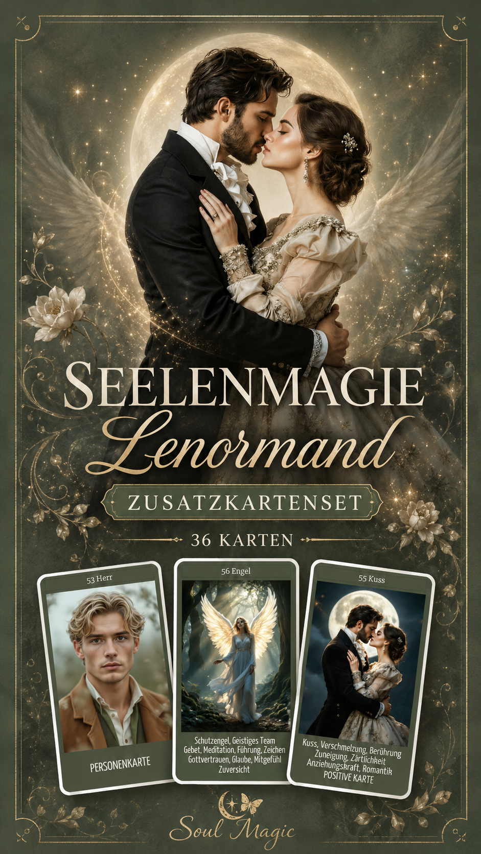 Digitales Booklet - Seelenmagie Lenormand Zusatzkarten (gratis zum Kartenset)