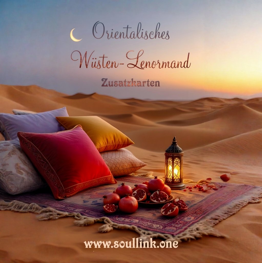 Orientalisches Wüsten Lenormand - Zusatzkarten-Set