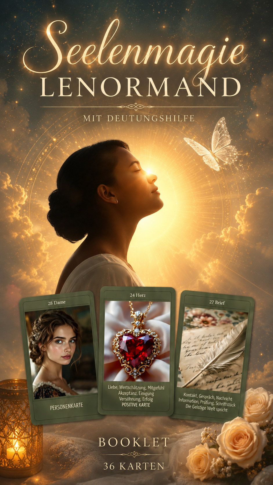 Digitales Booklet - Seelenmagie Lenormand Basiskarten (gratis zum Kartenset)
