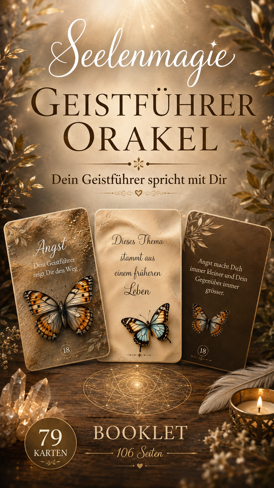 Digitales Booklet - Seelenmagie Geistführer Orakel (gratis zum Kartenset)
