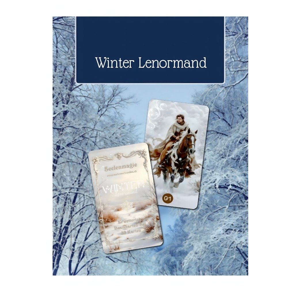 Winter Lenormand Basiskarten - Digitales Booklet (gratis zum Kartenset)