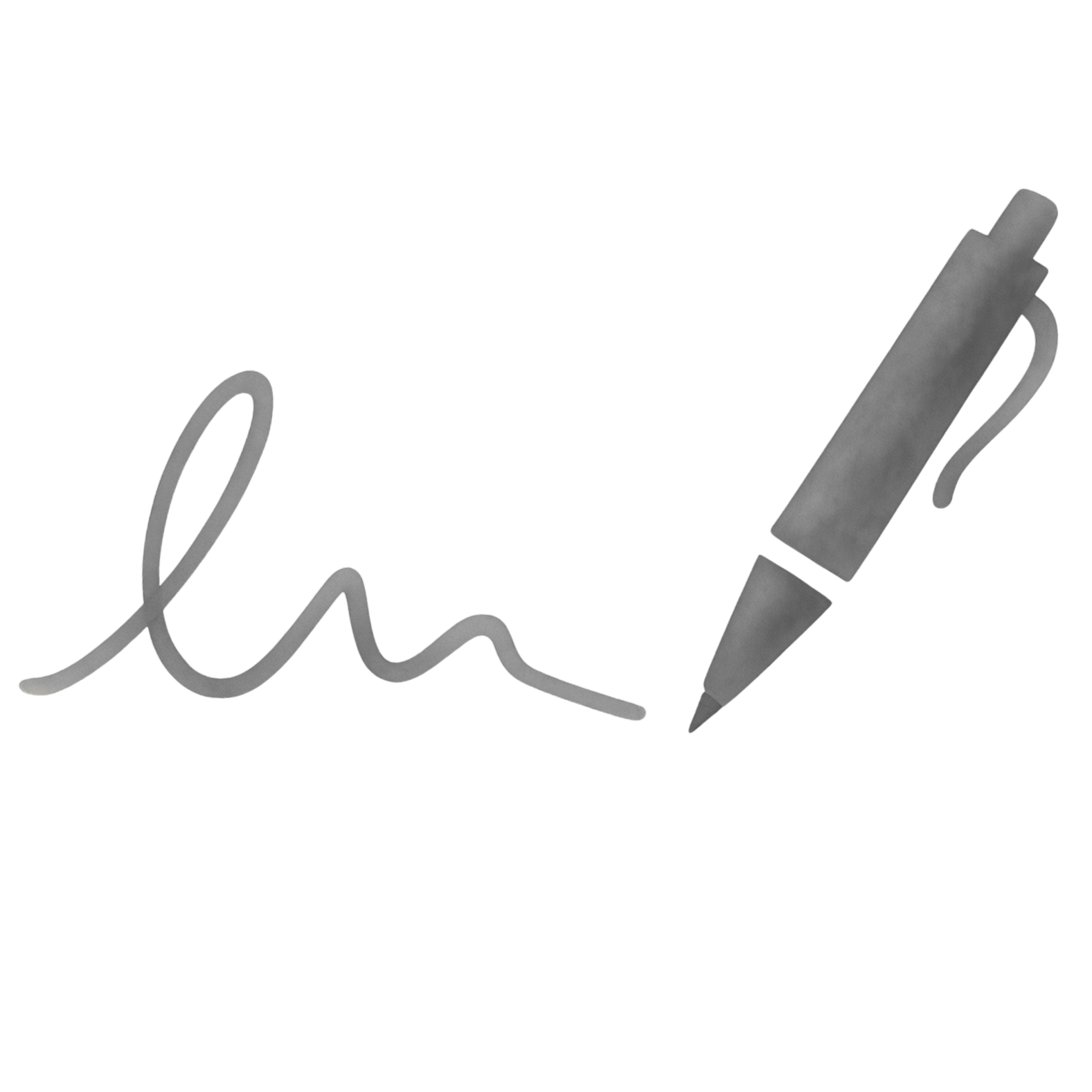 A pen drawing a line graph on a black background.