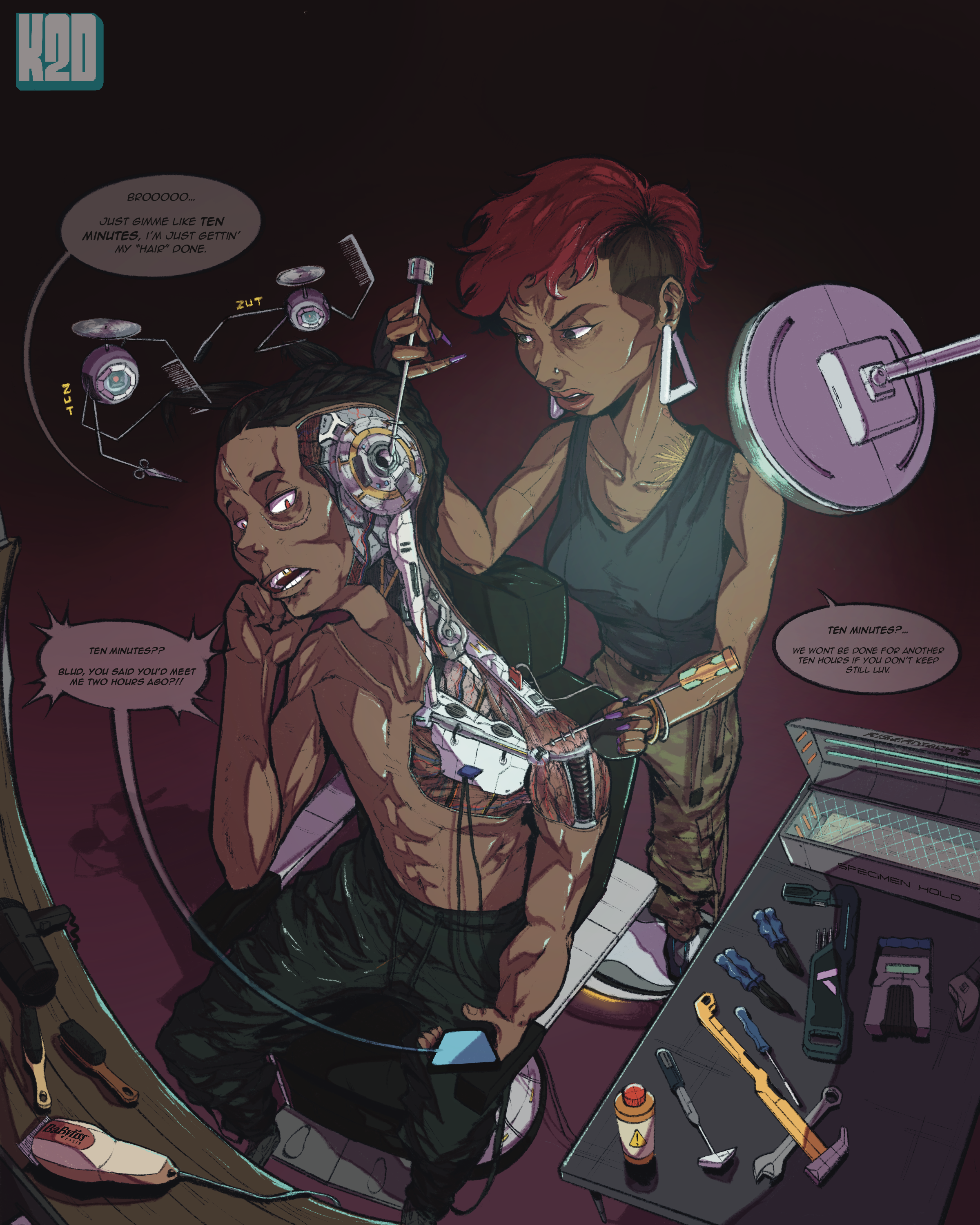 Cyberpunk Salon