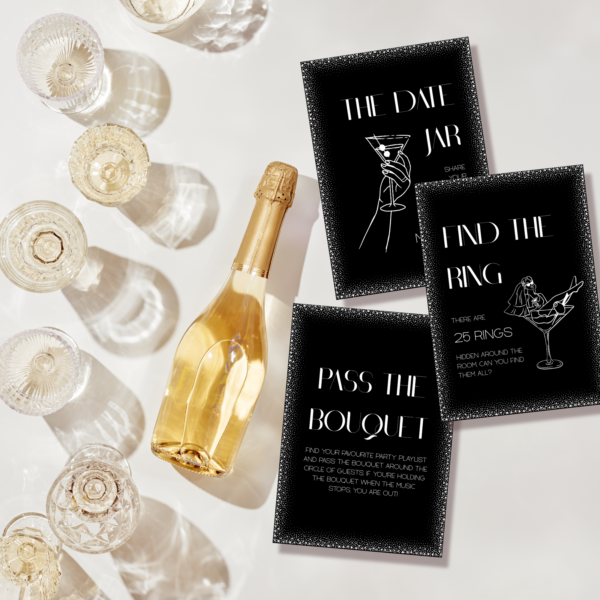 Modern Luxe Bachelorette Party Games
