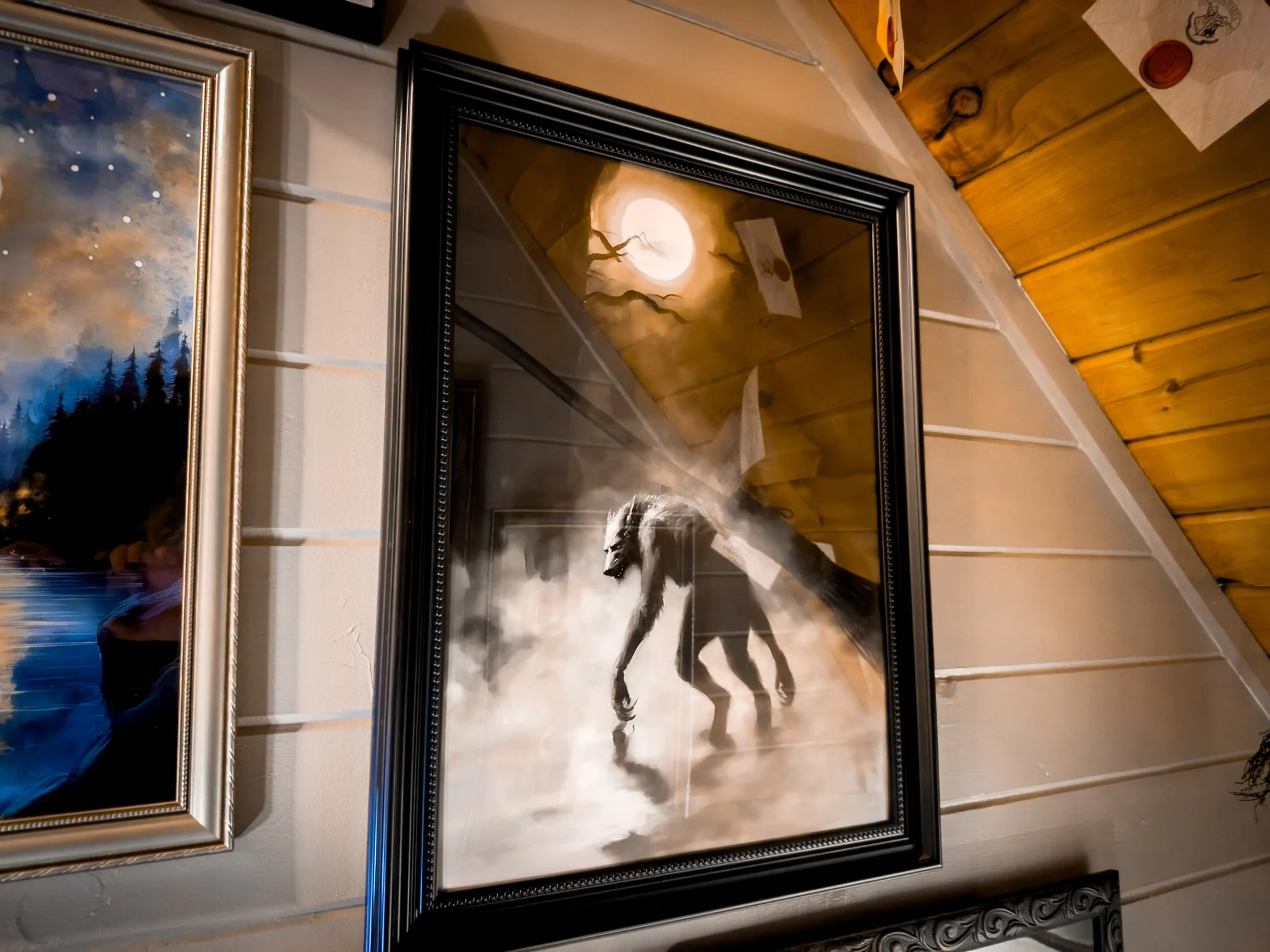 Harry potter werewolf painting