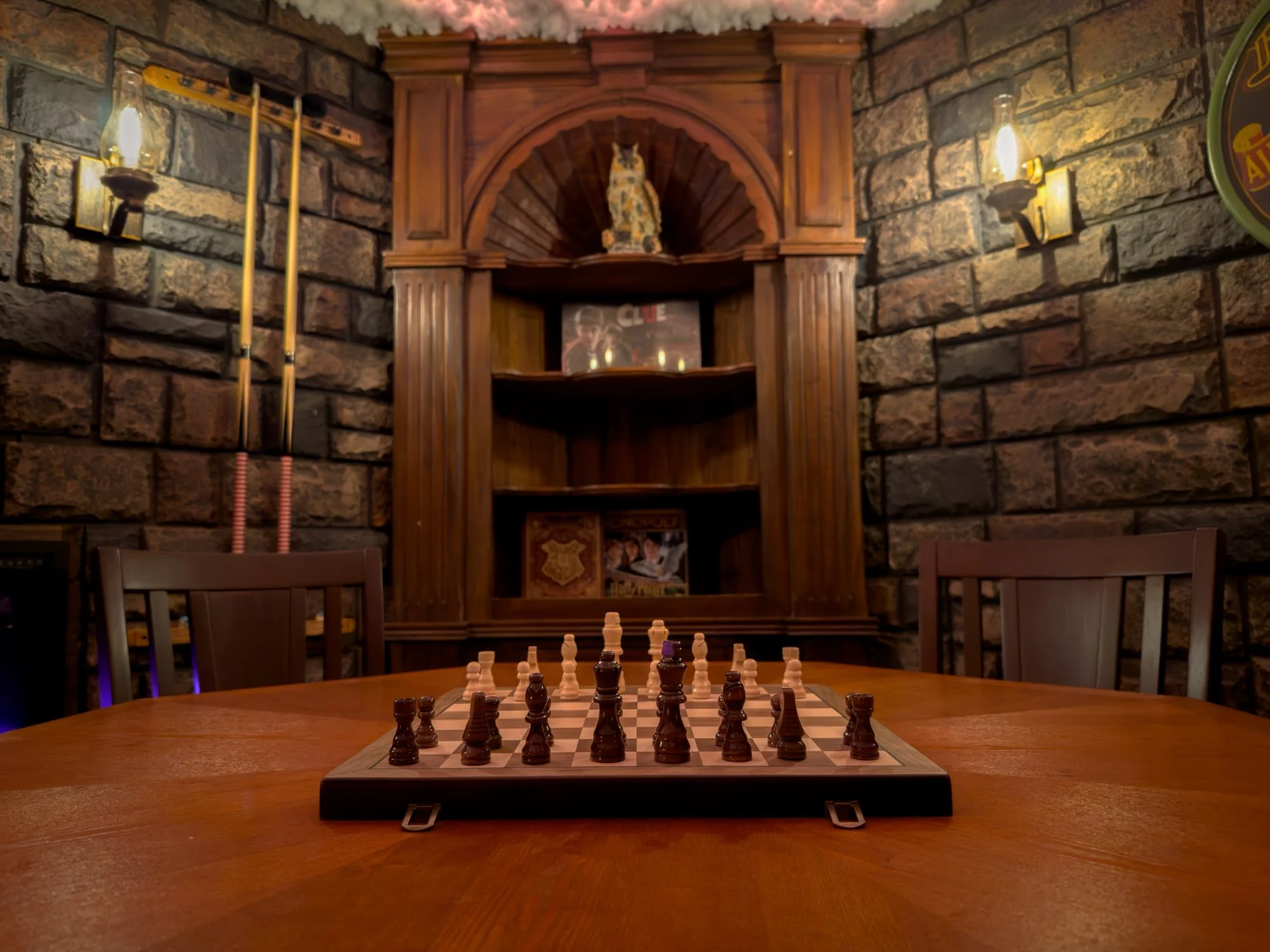 Harry potter wizard chess at the wizard hideout in blue ridge,  georgia