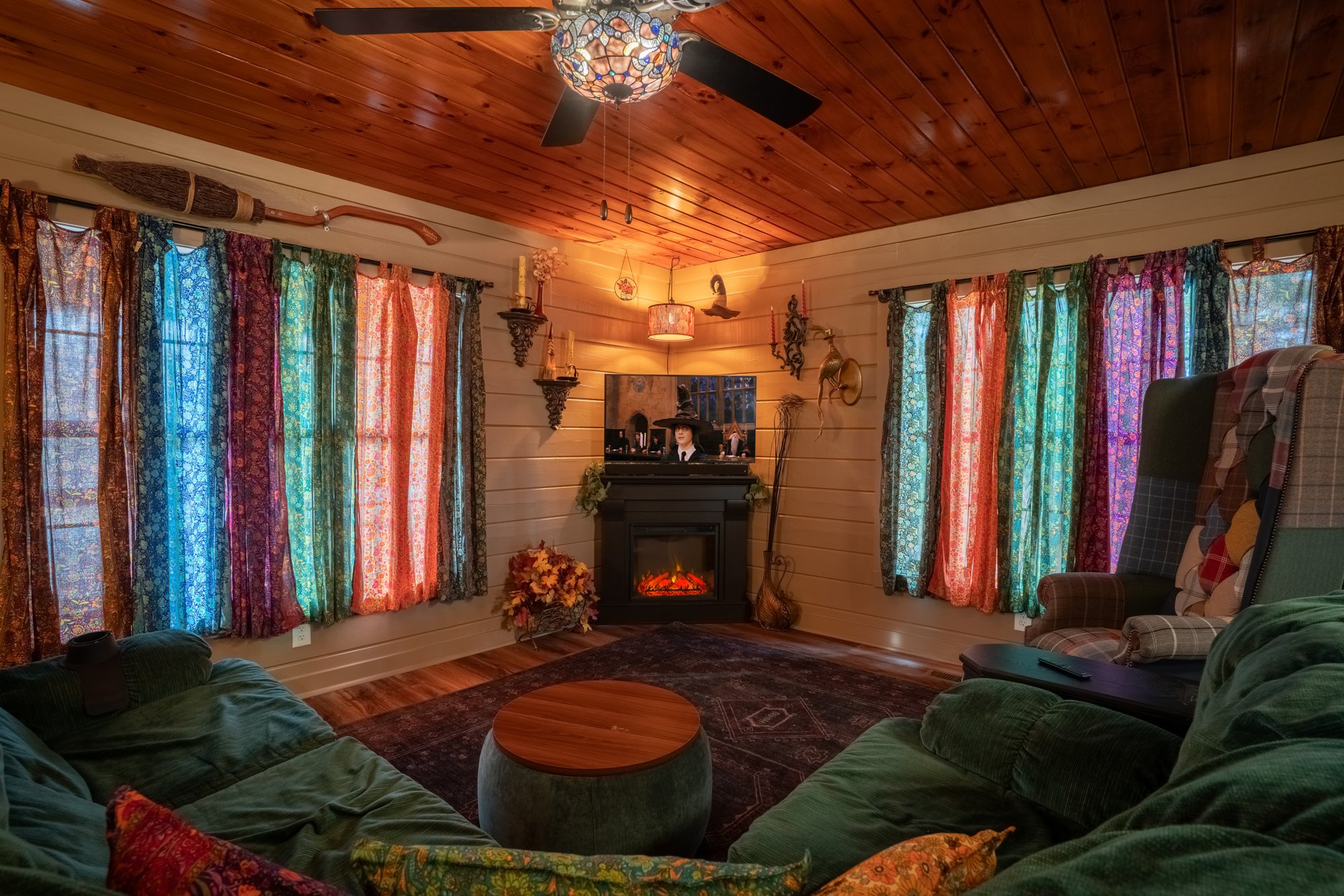 The wizard hideout has great cozy living room examples