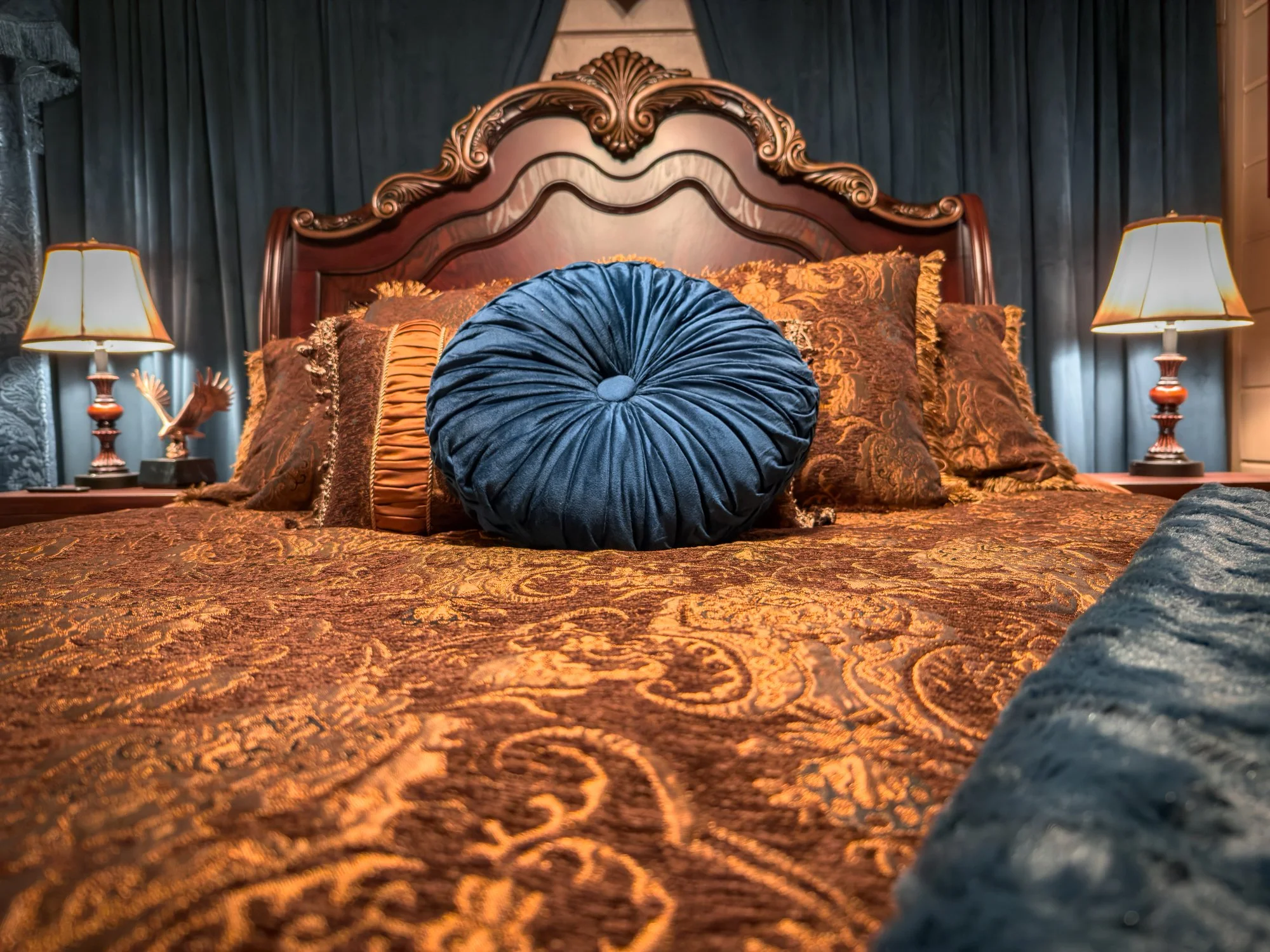 The Ravenclaw room at The Wizard Hideout in Blue Ridge, Georgia