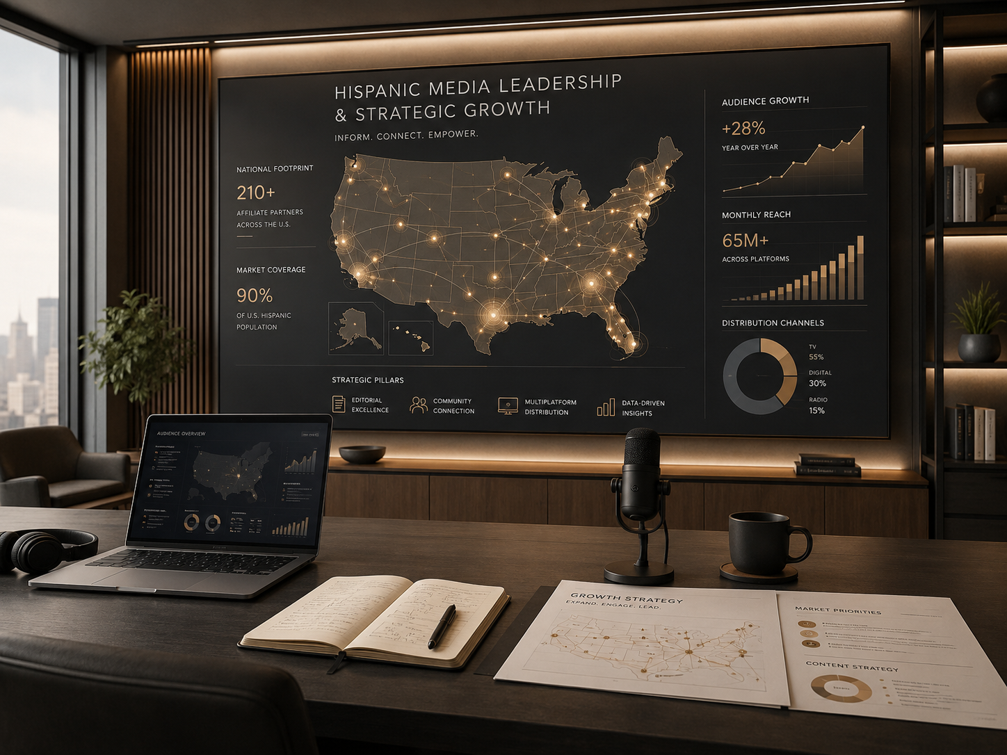 Hispanic Media Leadership & Strategic Growth