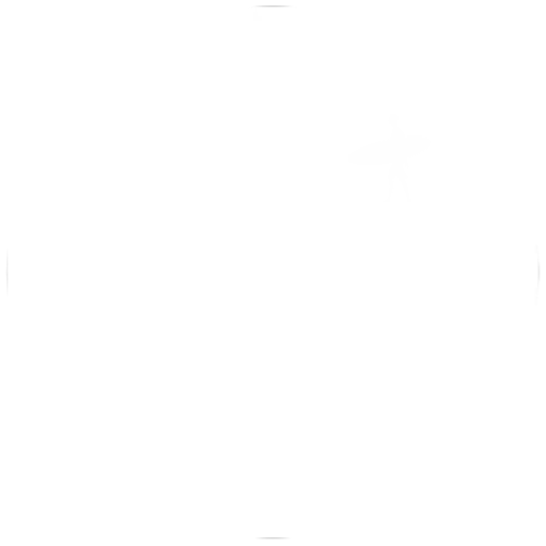 A round black and white logo with the text "The Cornish Larder Co." and a silhouette of a person holding a surfboard.