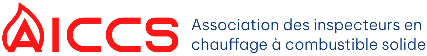 Logo of the AICC, association of solid fuel heating inspectors.