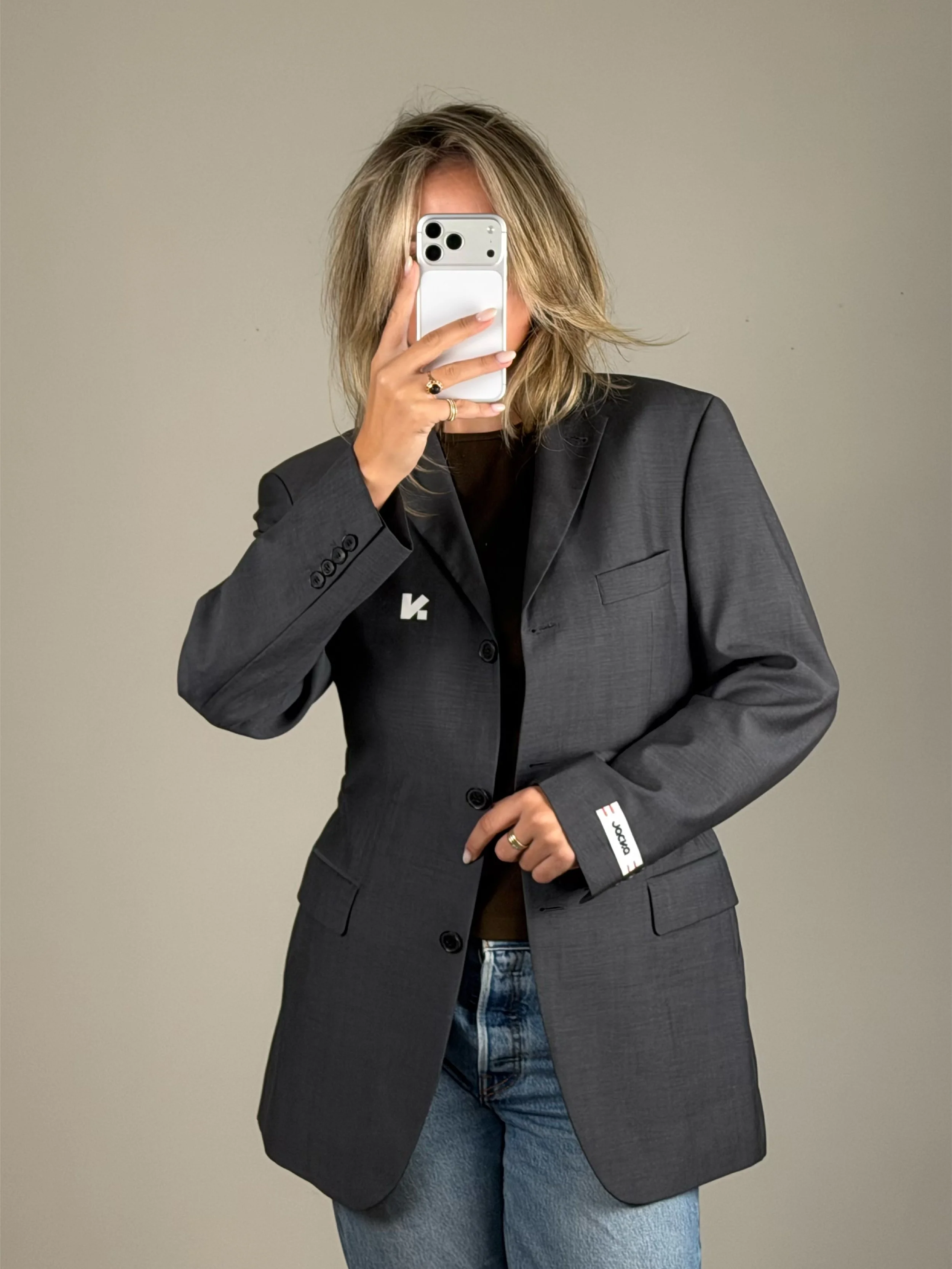 Sculpt -  Deep Steel | Remade blazer