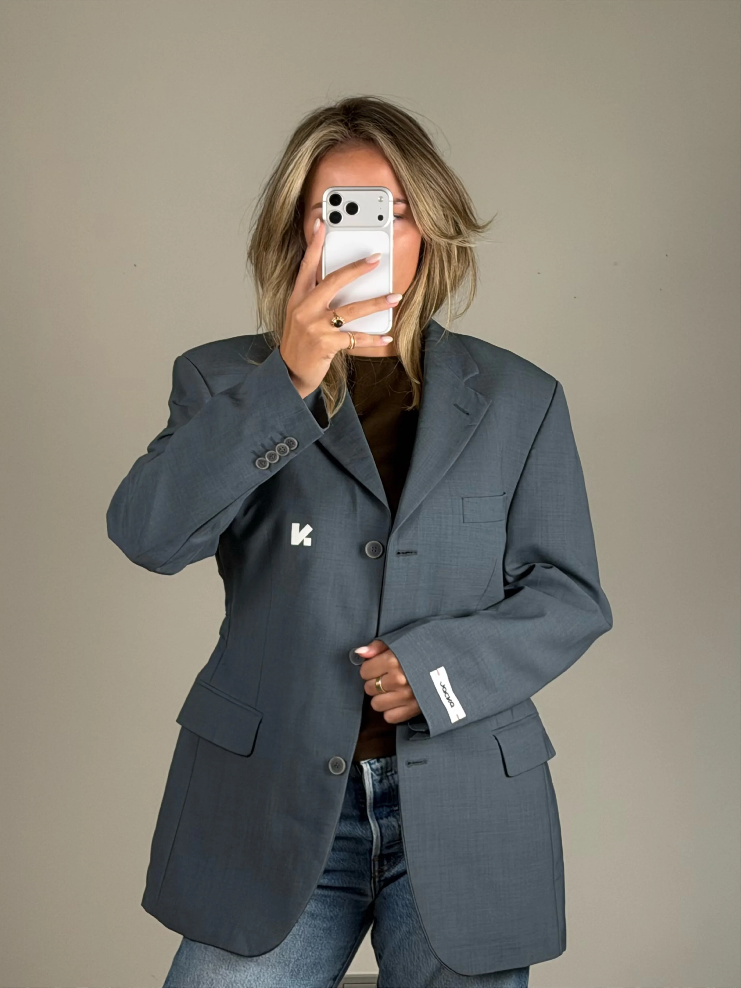 Sculpt -  Grey Petrol | Remade blazer