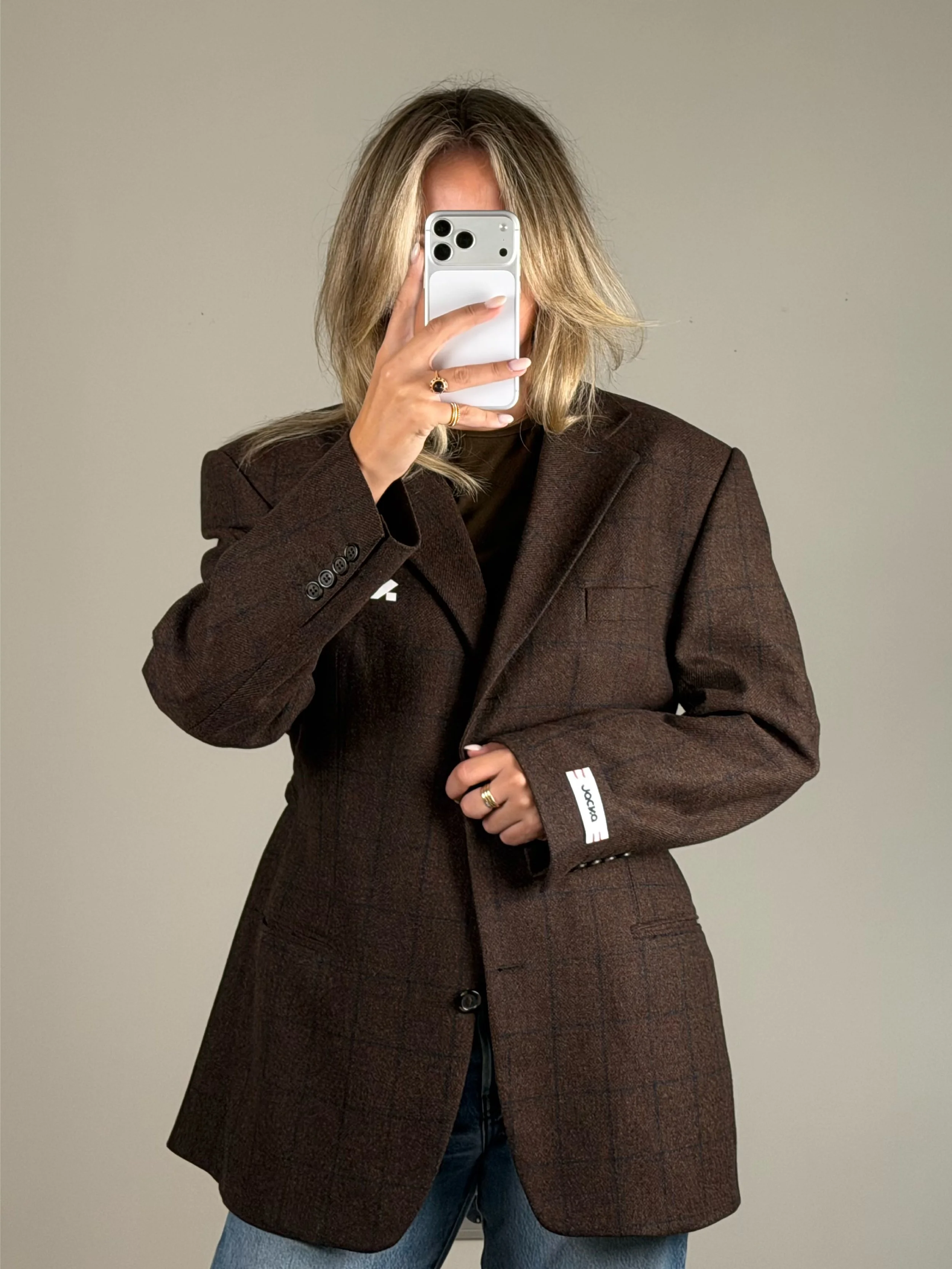 Sculpt - Wooly Brown | Remade blazer