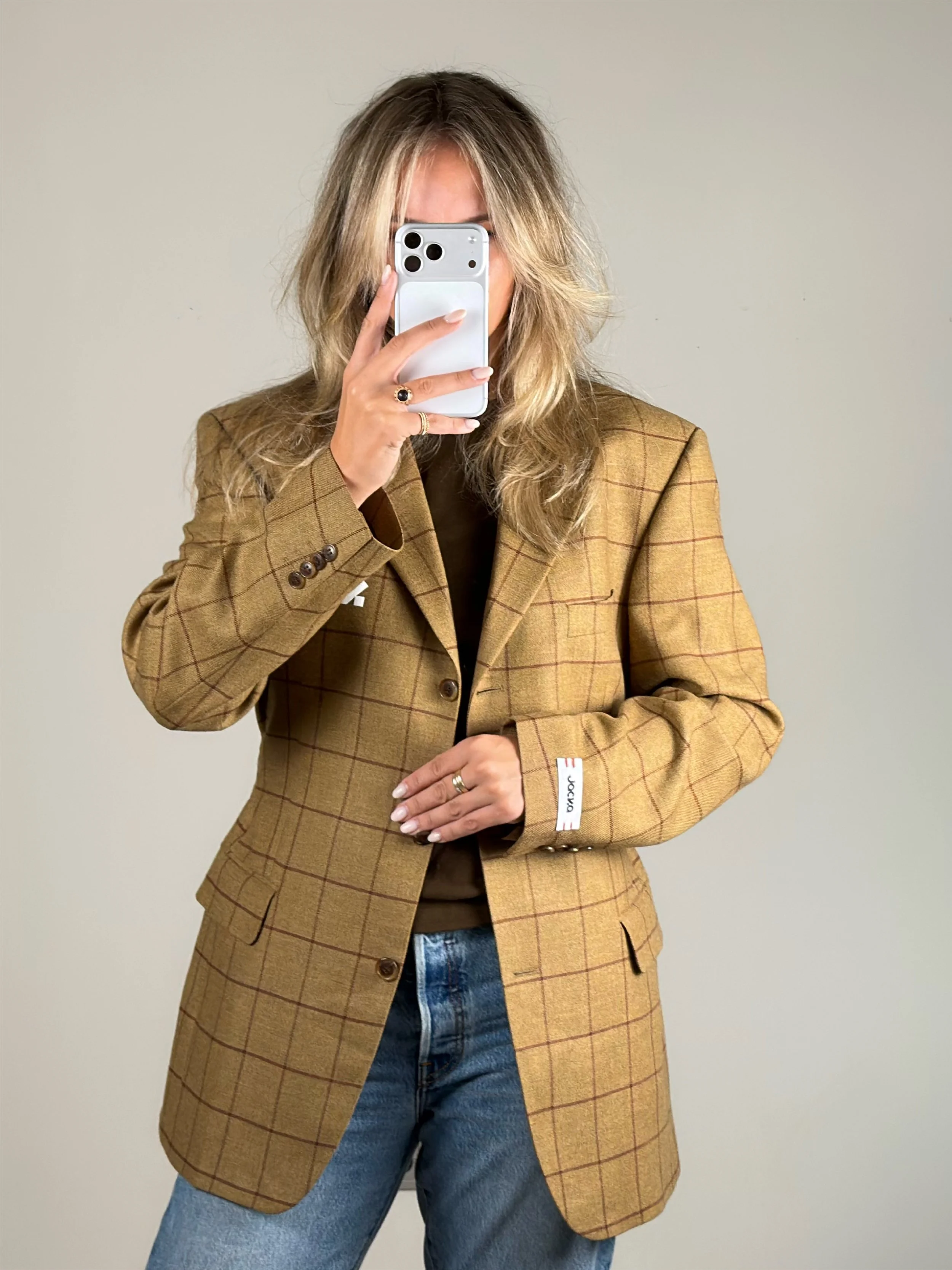 Sculpt - Grand Check Mustard