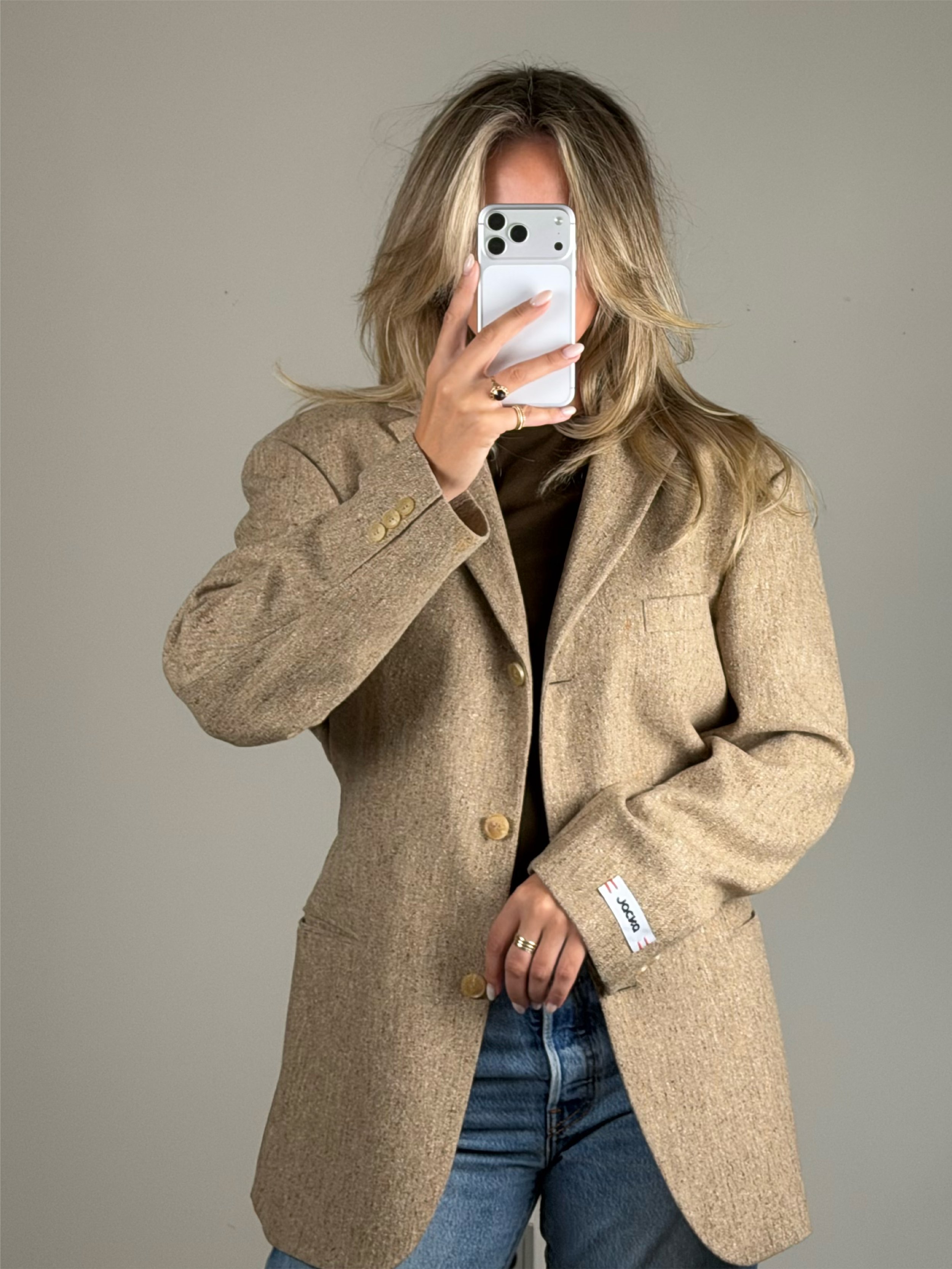 Sculpt - Wooly Oatmeal | Remade blazer