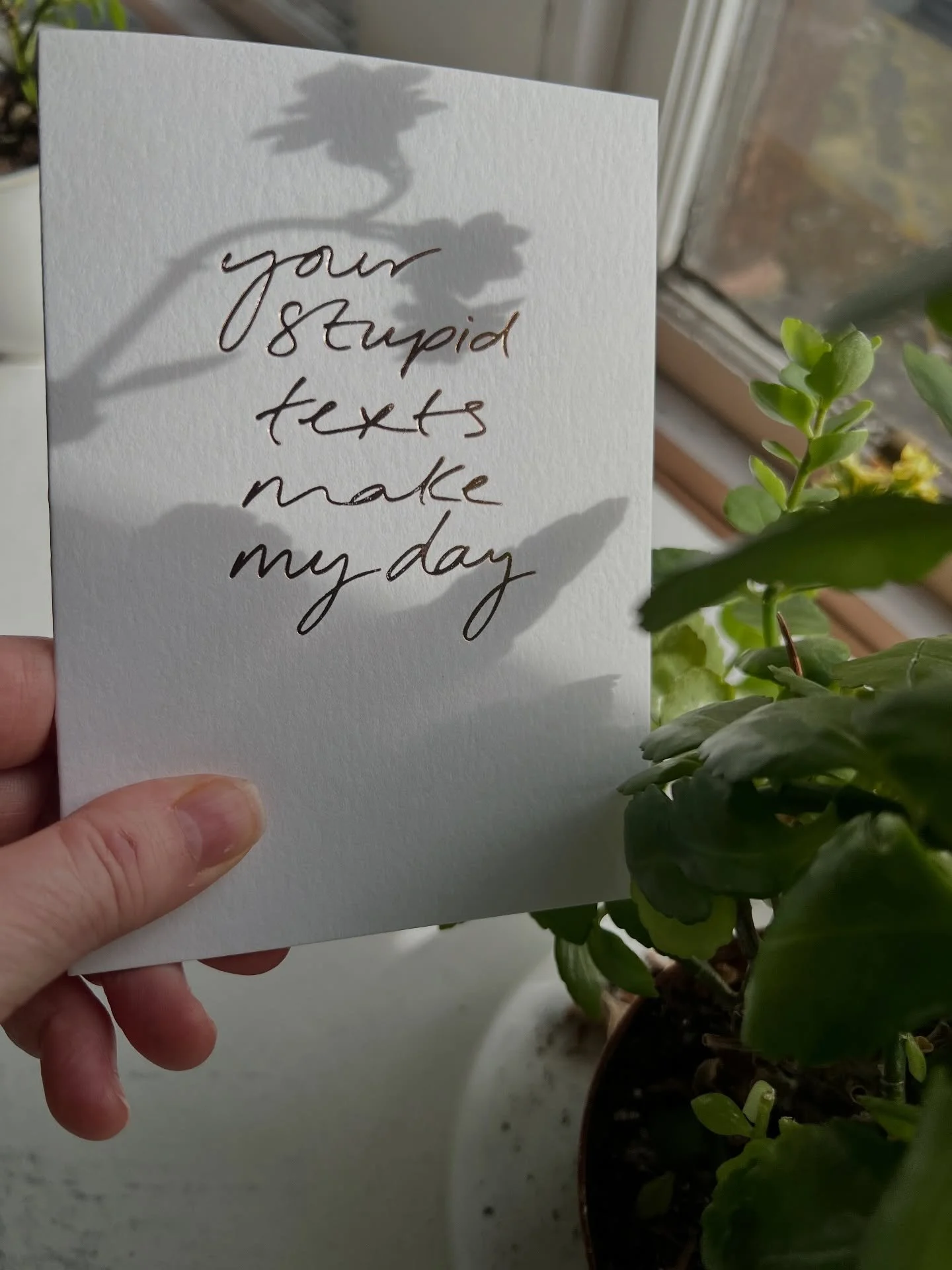 Got someone this reminds you of?

#textfromafriend #sendacard #makesomeonesday