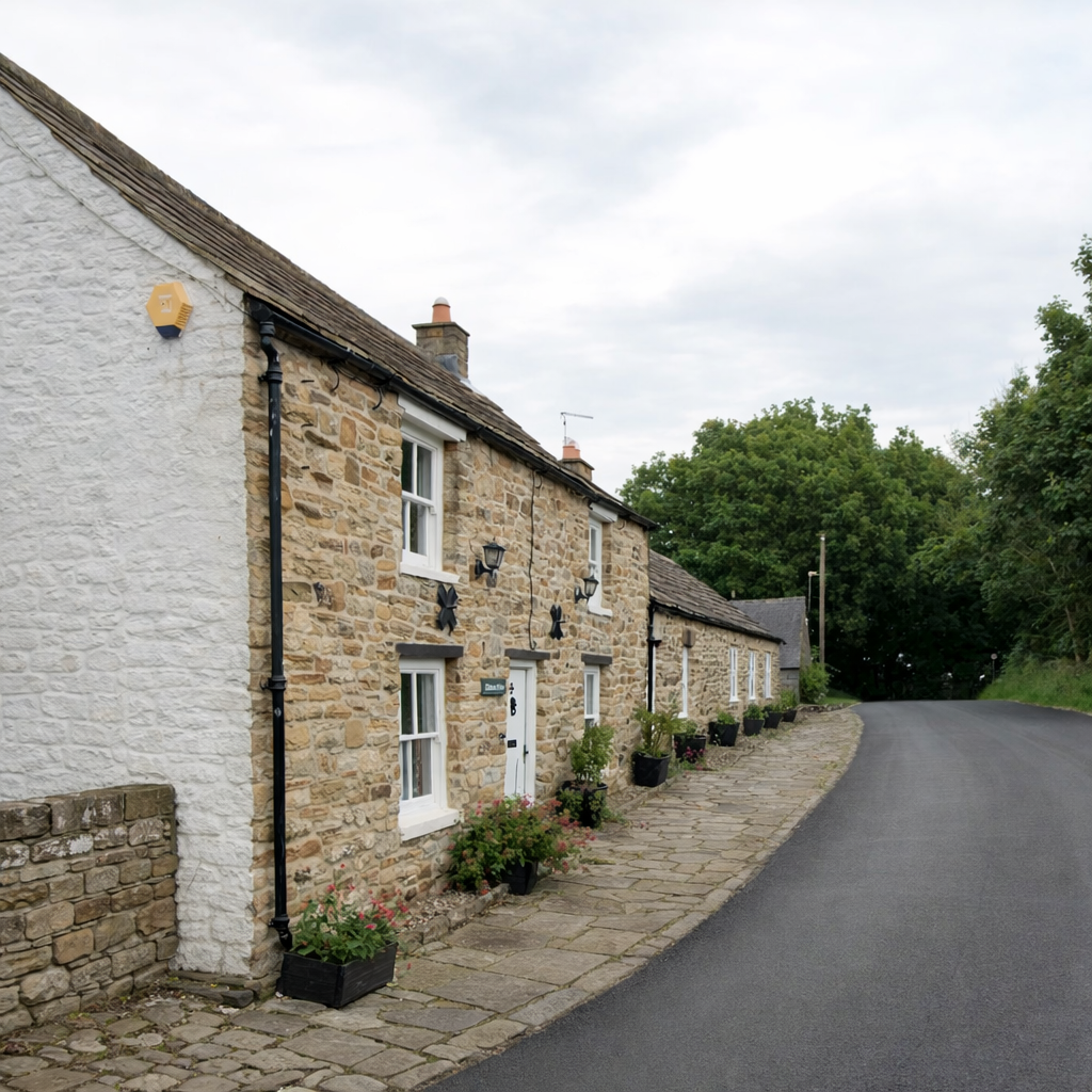 A beautiful listed stone cottage in Hexhamshire repointed in lime by Ash from Northumbrian Pointing