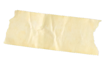 A torn piece of tape