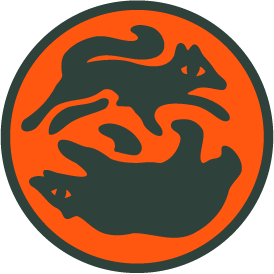 Rove logo with a fox and bear