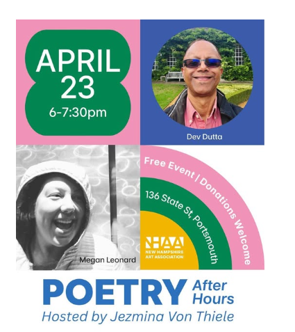 Poetry After Hours at the NH Art Association, hosted by Jezmina Von Thiele