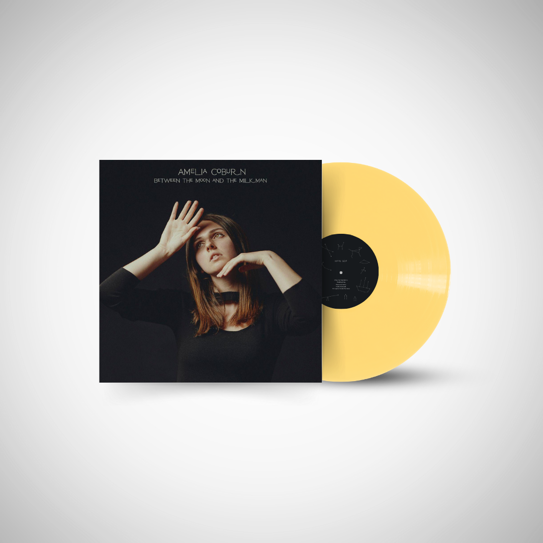 Vinyl Layout - Amelia Coburn - Between the Moon and the Milkman (artwork photography Mike Sreenan)