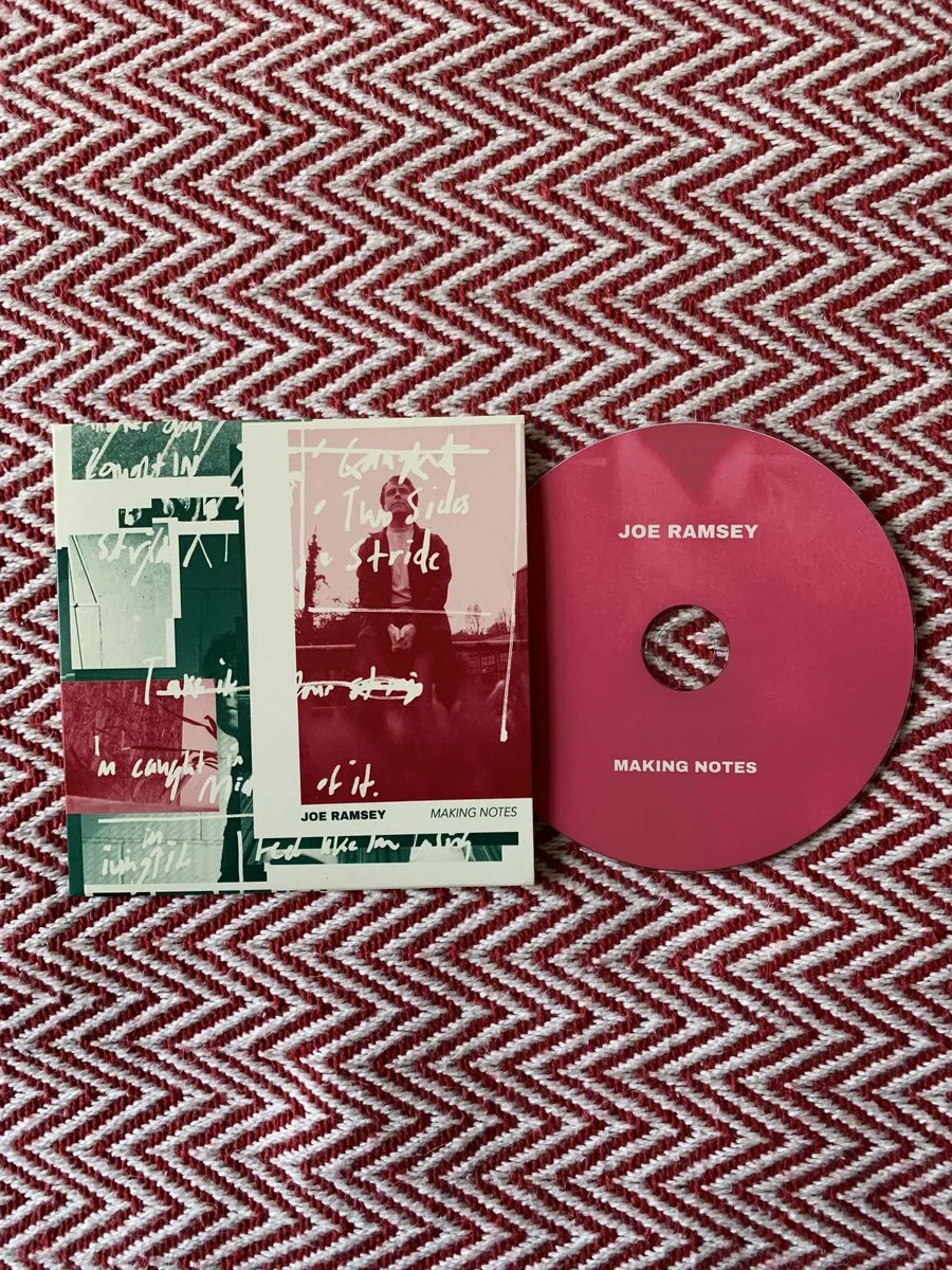 CD Layout - Joe Ramsey - Making Notes EP (Original Artwork by Jake Hollings)