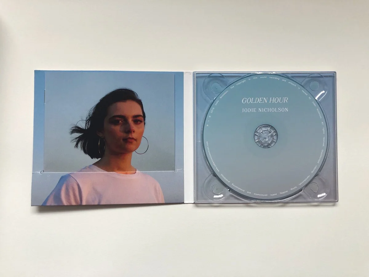 CD Layout Design - Jodie Nicholson - Golden Hour