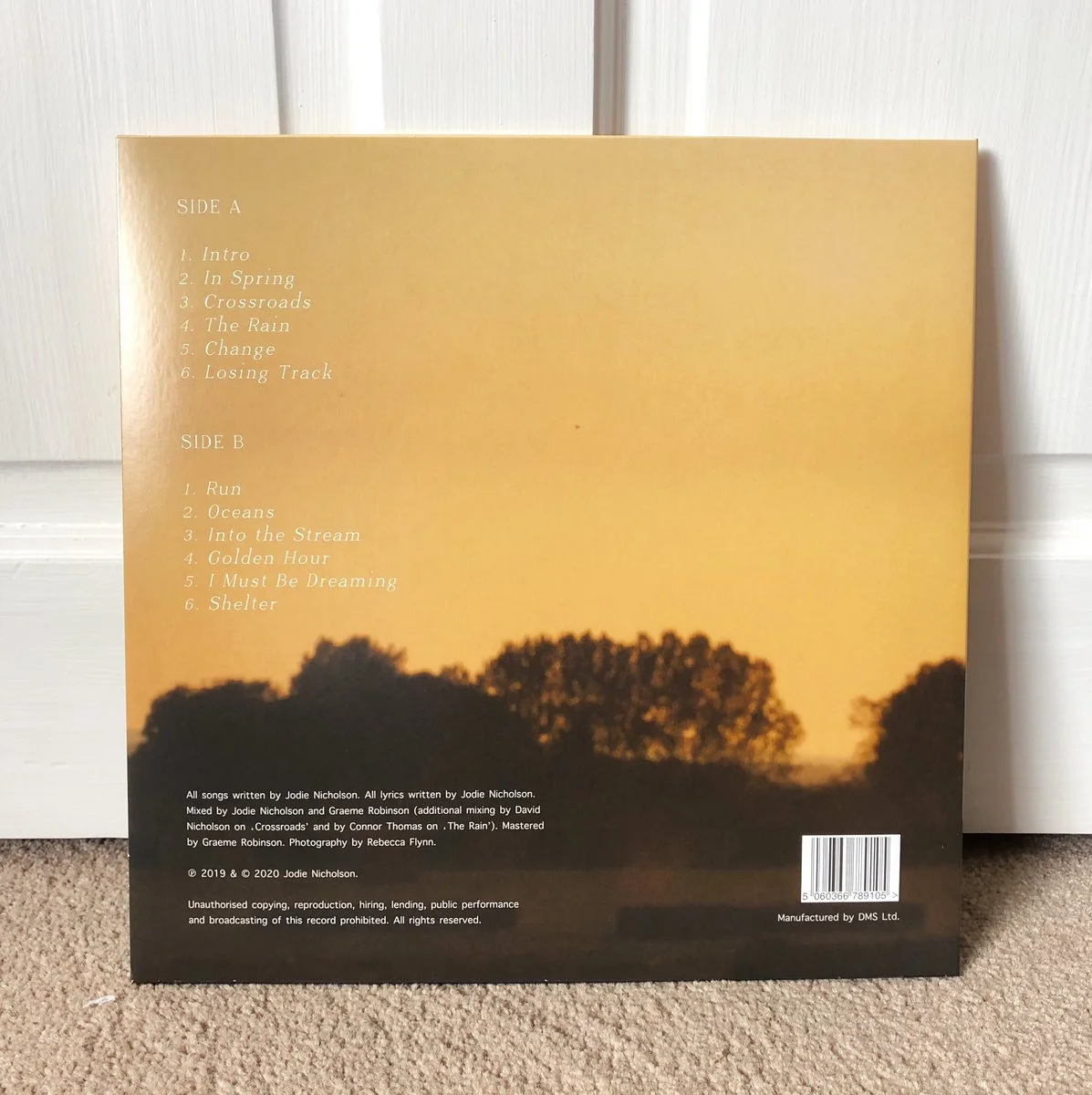 Vinyl Layout Design - Jodie Nicholson - Golden Hour