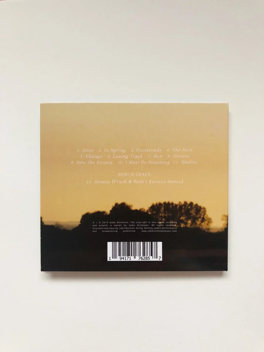 CD Layout Design - Jodie Nicholson - Golden Hour