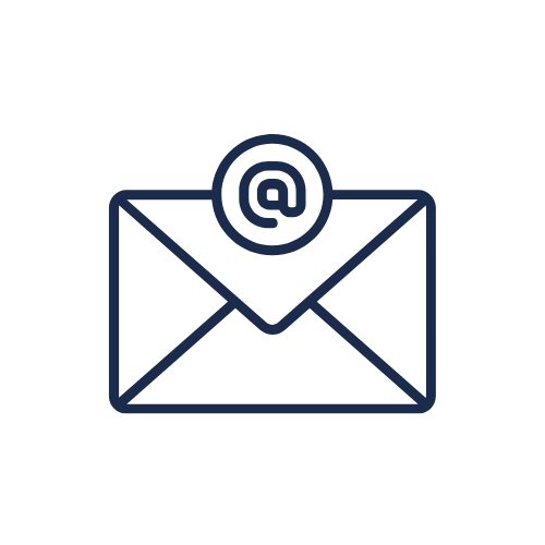 Envelope with an email icon on top