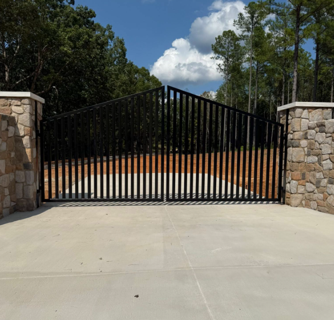 Custom Steel Gate in North Alabama