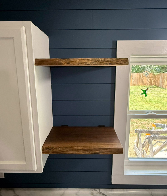 Custom Floating Shelves