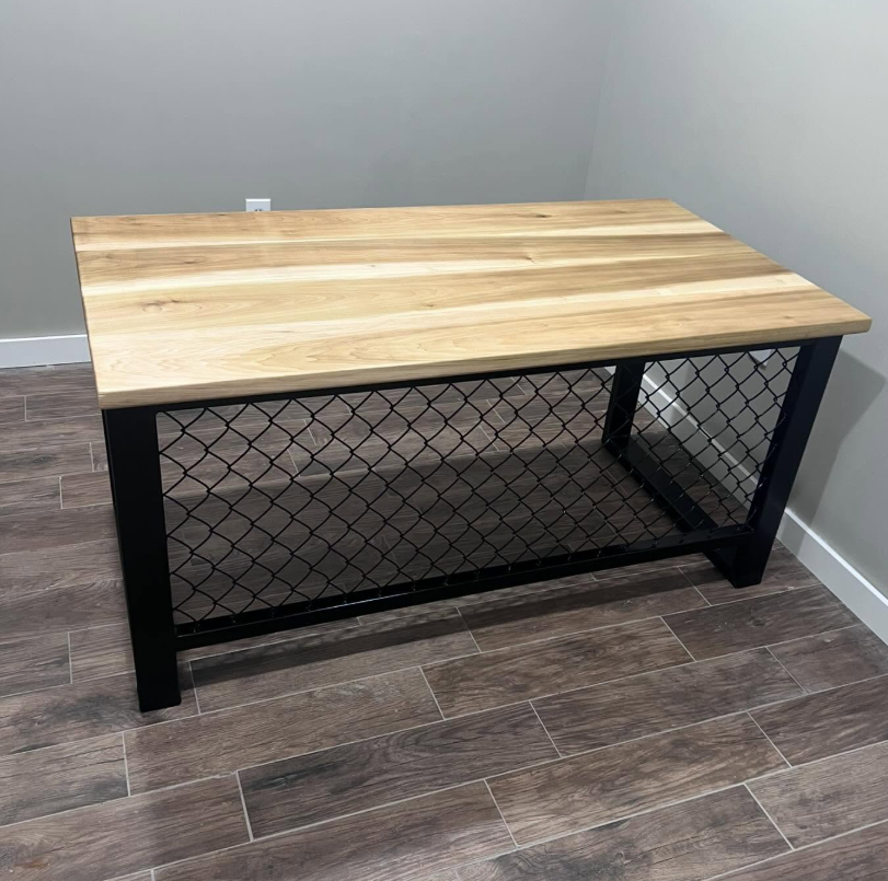 Custom Wood and Metal Desk in Alabama