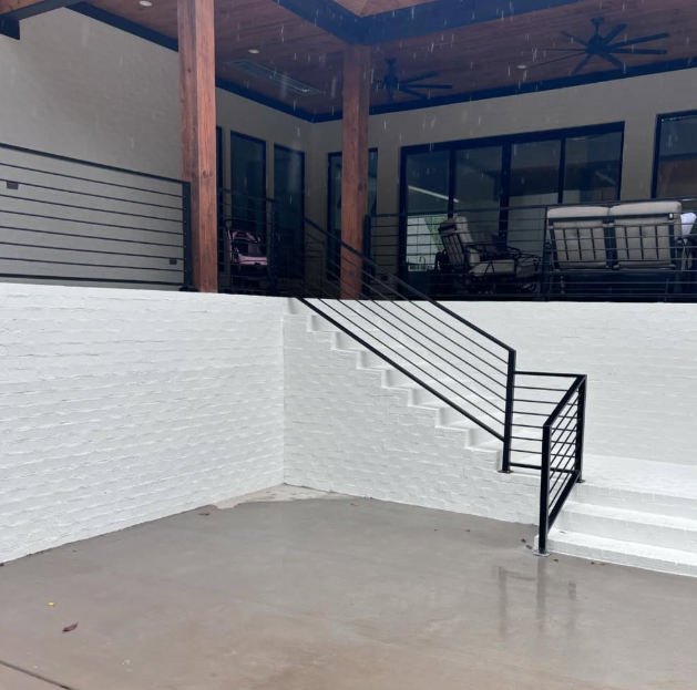Custom Exterior Handrail in Florence, Alabama 