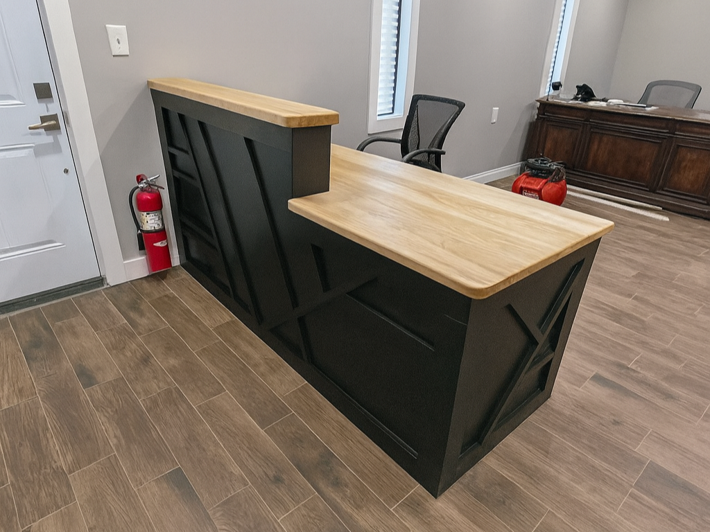 Custom Reception Desk in Muscle Shoals, Alabama