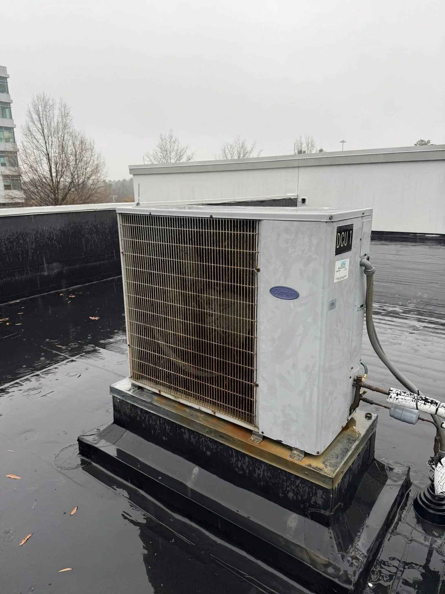 Before: Roof top mini-split