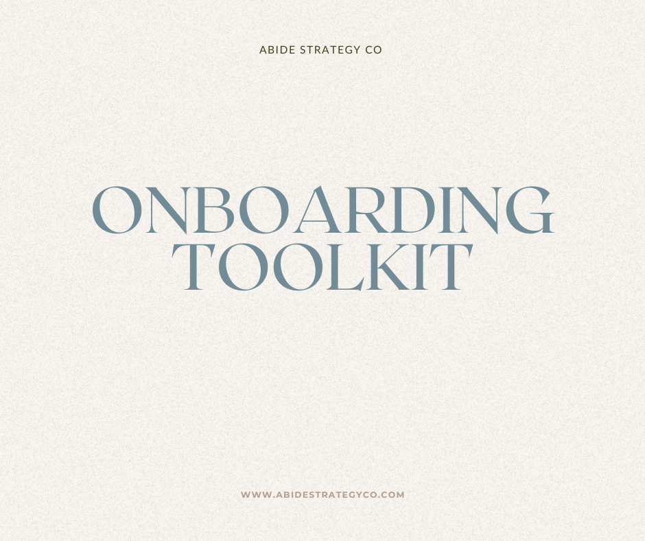 Onboarding Toolkit