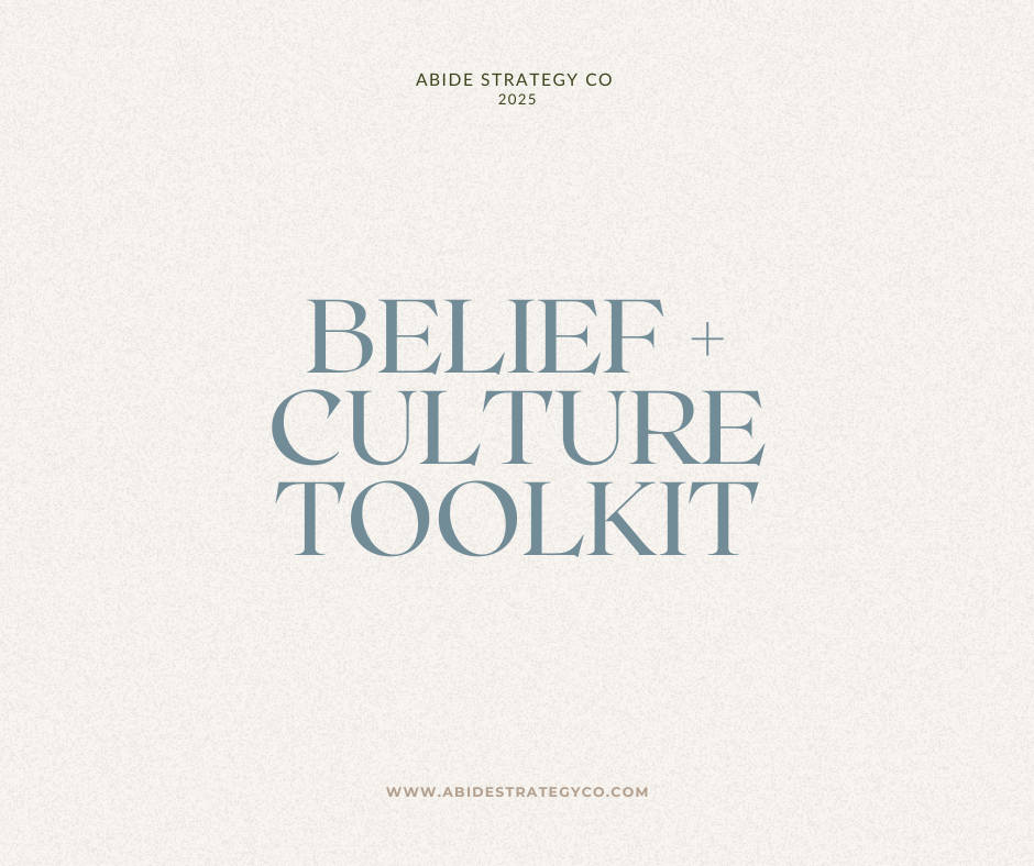 Belief & Culture Toolkit