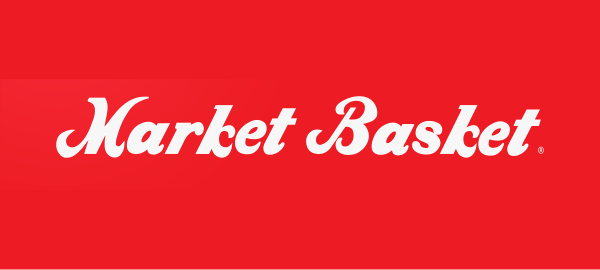 Market Basket logo on a red background.