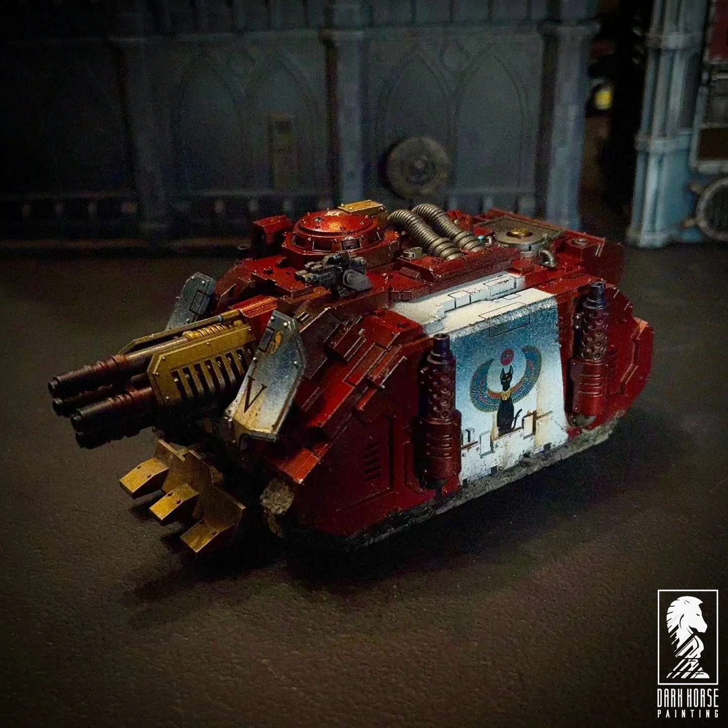 Vindicator with Laser Detroyer. I can put the Demolisher Cannon on it as well. 

#thousandsons #thousandsons30k #legionvindicator #legionvindicatordestroyer #vindicatorlaserdestroyer