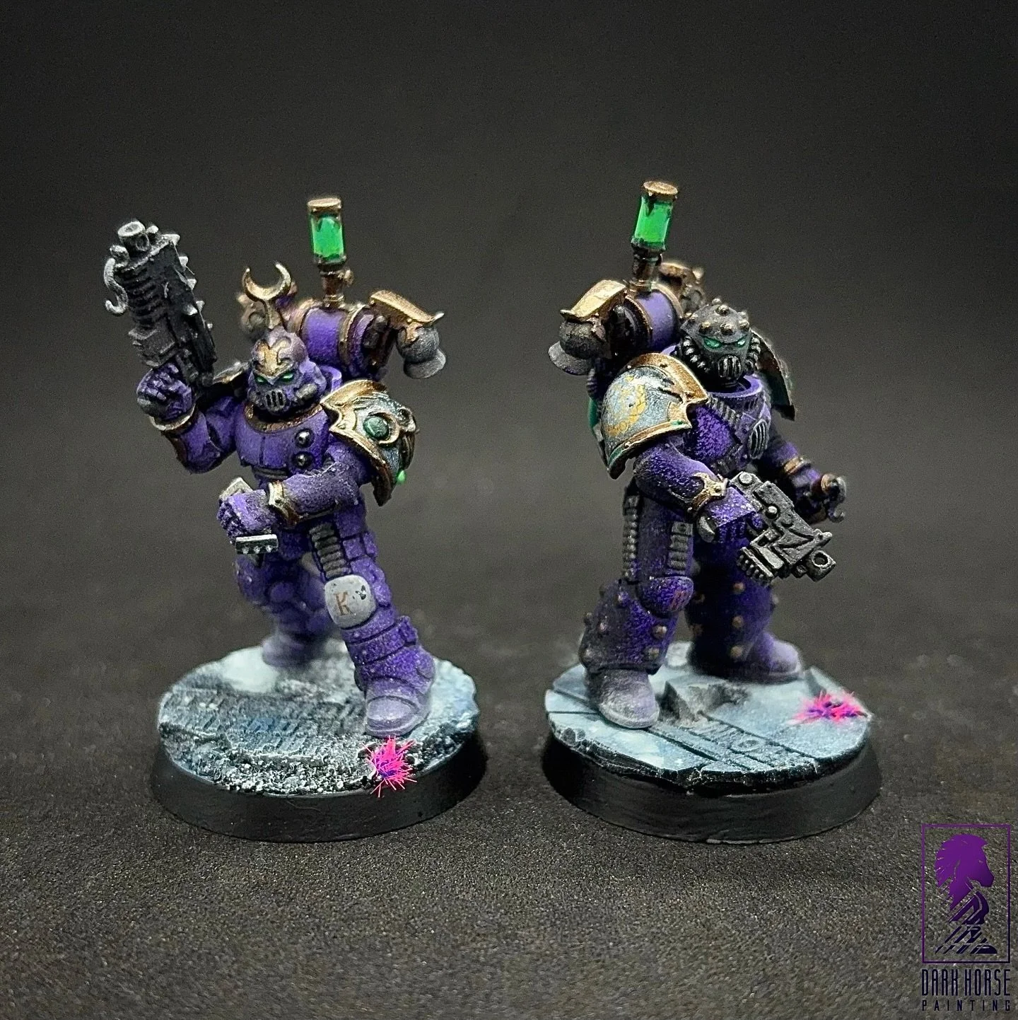 I have no idea what those doohickies are in 40k. They are my Nuncio Voxes now. I am not alone in my hatred for the 30k voxes. They always break, and they don&rsquo;t even look good. 

#emperorschildren #emperorschildren30k #nunciovox #tacticalspacema